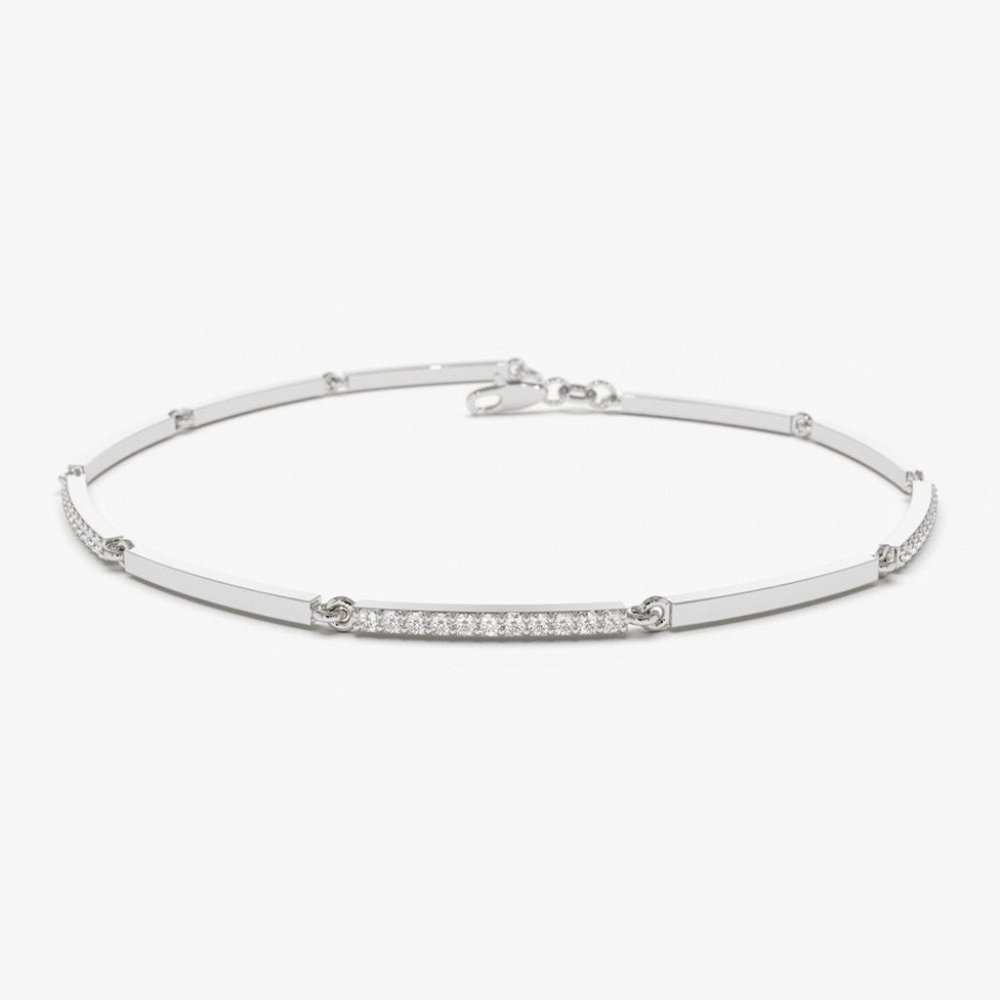Penelope's Charoite Diamond Bracelet